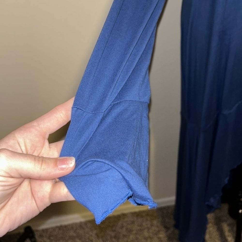 Shein women’s 3XL blue cold shoulder maxi dress - Picture 3 of 8